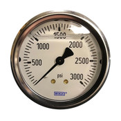 WIKA 2.5" Pressure Gauge 3000 PSI